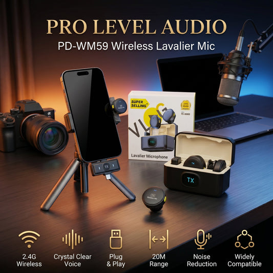 PD-WM59 Wireless Lavalier Microphone