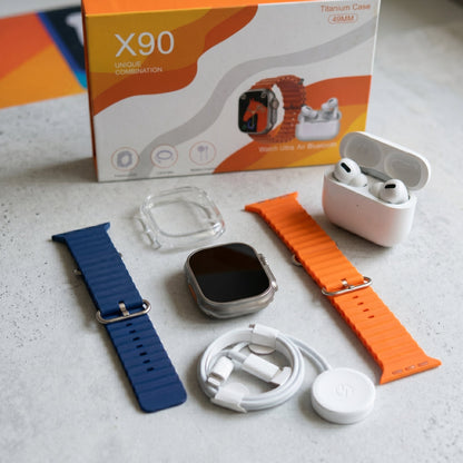 X90 Ultra Smart Watch & Air Pods Combo