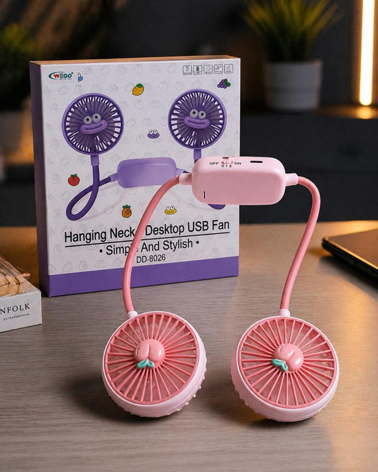 Hanging Neck Desktop USB Fan – DD-8026