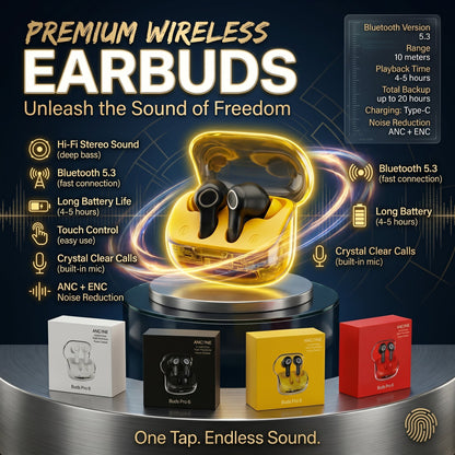 Premium Wireless Earbuds (Bluetooth 5.3)