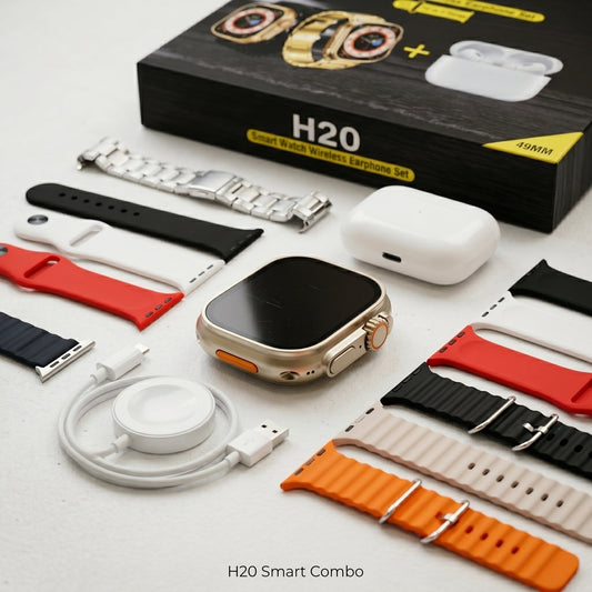 H20 Smart Watch Combo + Air Pods Set